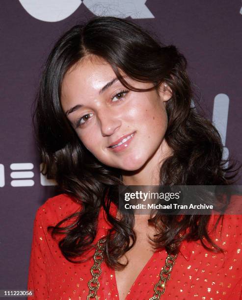 Caroline D'Amore during GQ & Guess Present "The Roof is on Fire" 3rd Annual Summer Bash - Arrivals at The Rooftop at the Petersen Automotive Museum...