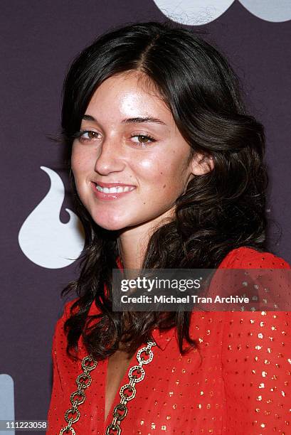 Caroline D'Amore during GQ & Guess Present "The Roof is on Fire" 3rd Annual Summer Bash - Arrivals at The Rooftop at the Petersen Automotive Museum...