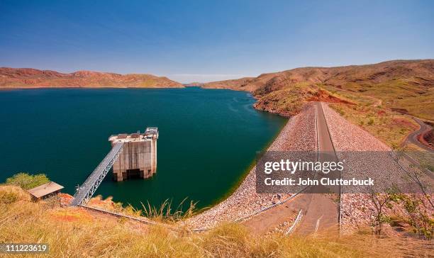 argyle dam kununurra wa - kununurra stock pictures, royalty-free photos & images