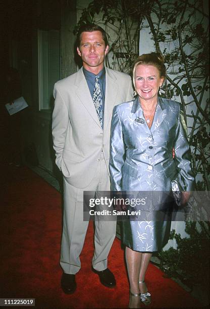 Maxwell Caulfield & Juliet Mills during 1999 NBC All Star Cocktail Party for Fall TCA at Twin Palms Restaurant in Pasadena, California, United States.