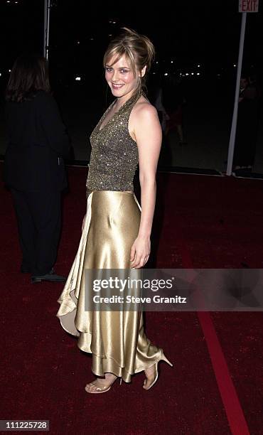 Alicia Silverstone during Marc Anthony Pilots Jaguar's Tribute To Style - March 18, 2001 at Barker Hangar in Santa Monica, California, United States.