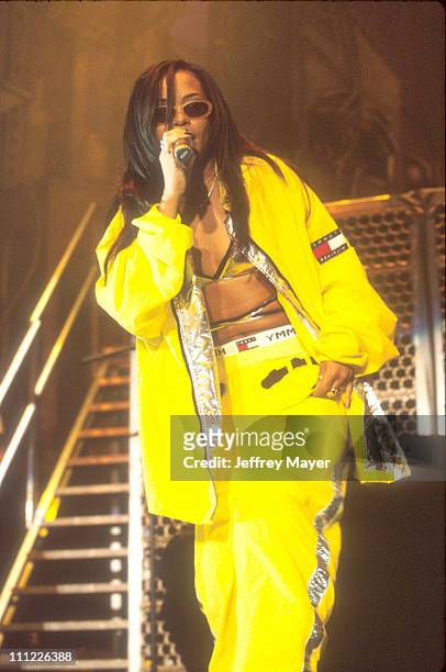 Aaliyah during Aaliyah at The Forum at The Forum in Inglewood, California, United States.