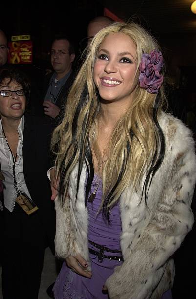 Shakira during Shakira Launch Party for her new record "Laundry Service" at Roseland in New York City at Roseland in New York City, New York, United...