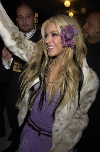Shakira during Shakira Launch Party for her new record "Laundry Service" at Roseland in New York City at Roseland in New York City, New York, United...