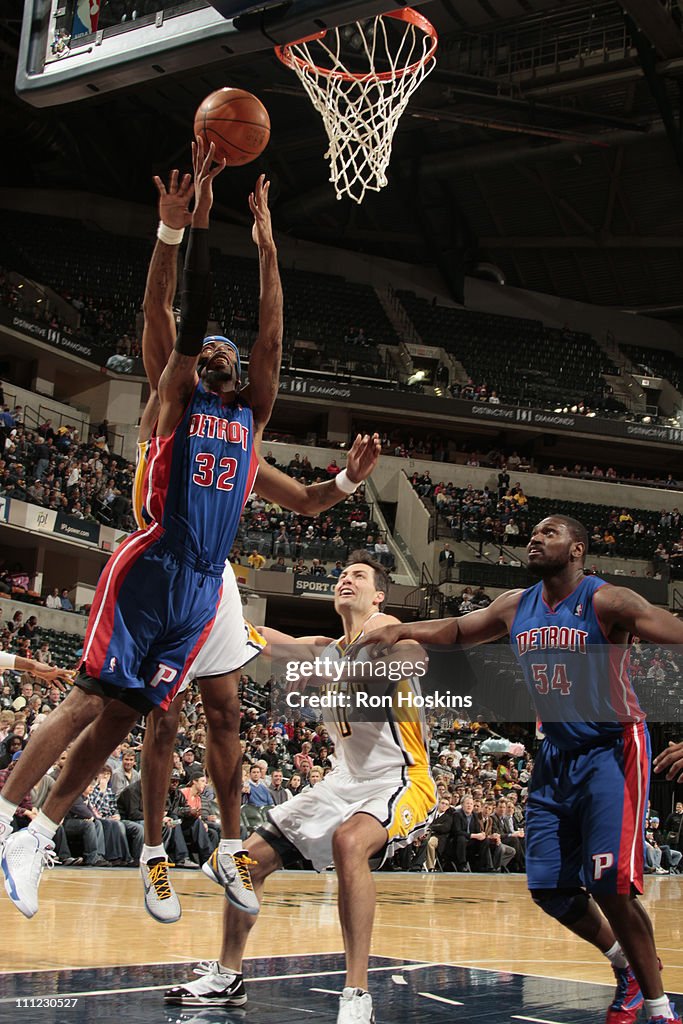 Detroit Pistons v Indiana Pacers
