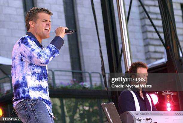 Richie McDonald of Lonestar during Lonestar Performs on "Good Morning America" Summer Concert Series at Bryant Park in New York City, New York,...