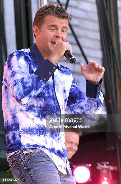 Richie McDonald of Lonestar during Lonestar Performs on "Good Morning America" Summer Concert Series at Bryant Park in New York City, New York,...