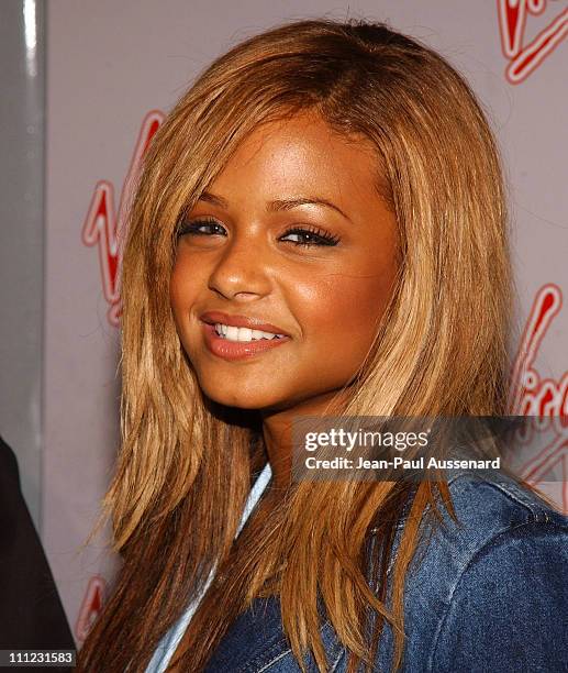 Christina Milian during Virgin Cola at the Post MTV Movie Awards Party - Arrivals at Fame in Hollywood, California.