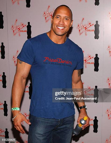 Dwayne "The Rock" Johnson during Virgin Cola at the Post MTV Movie Awards Party - Arrivals at Fame in Hollywood, California.