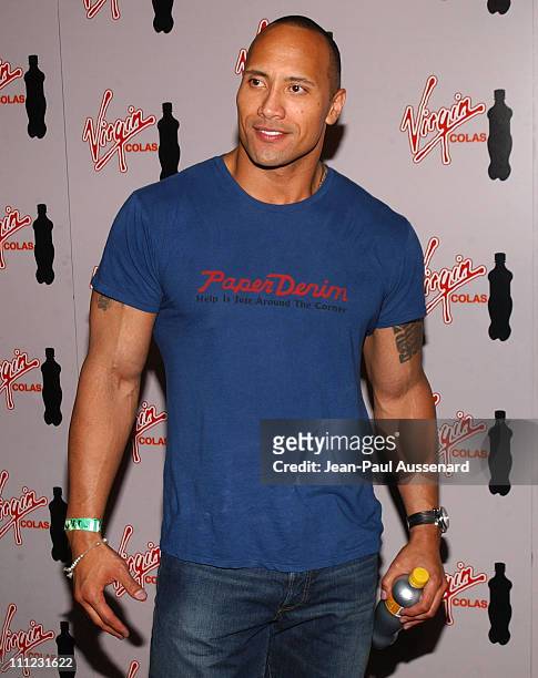 Dwayne "The Rock" Johnson during Virgin Cola at the Post MTV Movie Awards Party - Arrivals at Fame in Hollywood, California.