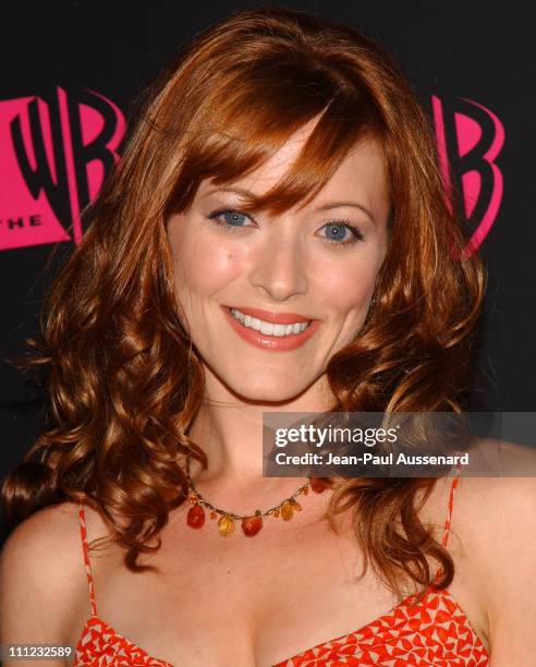 Elizabeth Bogush during The WB Network's 2004 All Star Summer Party - Arrivals at The Lounge at Astra West in Los Angeles, California, United States.