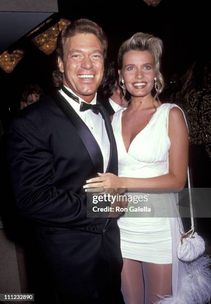 Joe Piscopo and Kimberly Driscoll during Gala Tribute for Richard Pryor - September 7, 1991 at Beverly Hilton Hotel in Beverly Hills, California,...