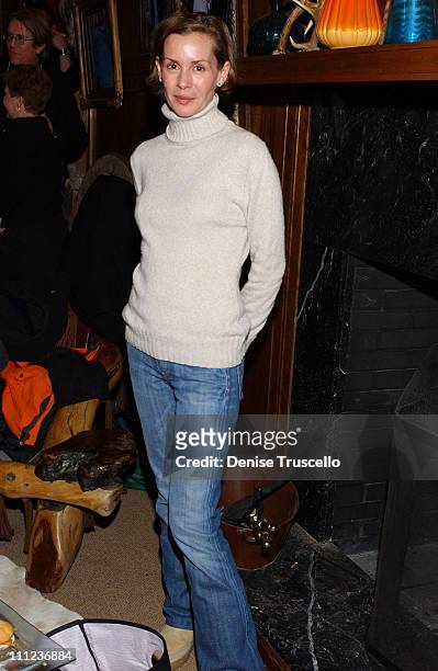 Embeth Davidtz during 2005 Park City - "Junebug" Cocktail Party at Levi's Ranch in Park City, Utah, United States.