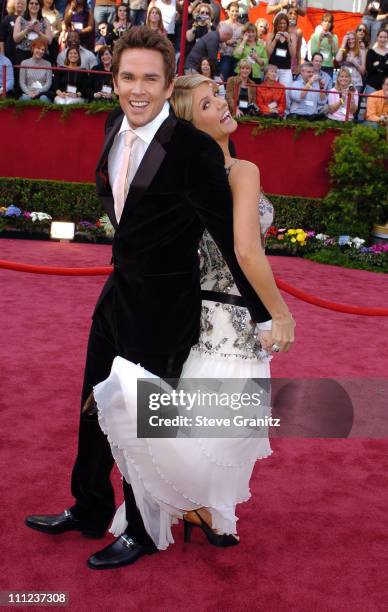 Mark McGrath and Dayna Devon during The 77th Annual Academy Awards - Arrivals at Kodak Theatre in Hollywood, California, United States.