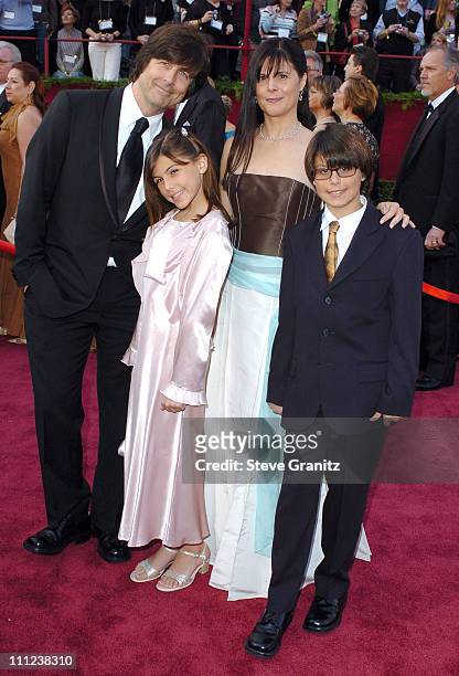 Thomas Newman, nominee Best Score for "Lemony Snicket's A Series of Unfortunate Events", and family