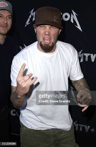 Fred Durst during mtvICON: Metallica - Arrivals at Universal Studios Lot in Universal City, California, United States.
