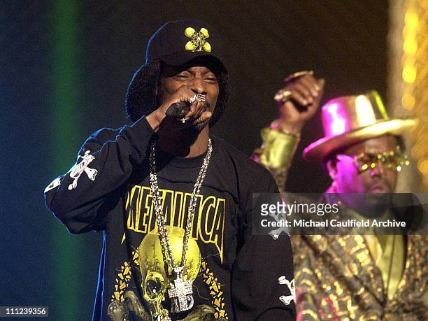 Snoop Dogg during mtvICON: Metallica - Show at Universal Studio - Stage 12 in Universal City, California, United States.
