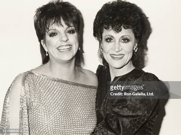 Liza Minnelli and Chita Rivera during 38th Annual Tony Awards at Geshwin Theater in New York City, New York, United States.