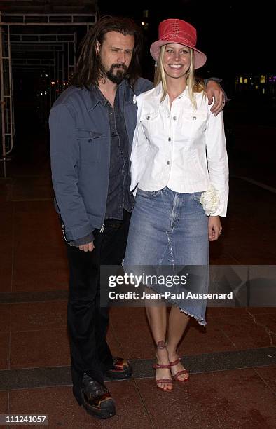 Rob Zombie & Sheri Moon during The 12th Annual Music Video Production Association Awards at Orpheum Theatre in Los Angeles, California, United States.