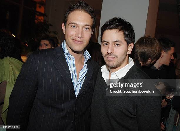 Eric Villency and Brian Reyes during Brian Reyes Clebrates His Spring 2006 Collection Hosted by Maurice Villency at Maurice Villency Showroom in New...