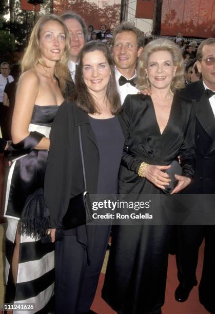 Lauren Bacall, Leslie Bogart, Sam Robards and Sisdel Robards