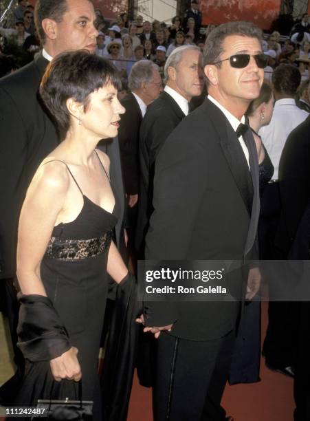 Mel Gibson and wife Robyn during The 69th Annual Academy Awards - Arrivals at Shrine Auditorium in Los Angeles, California, United States.