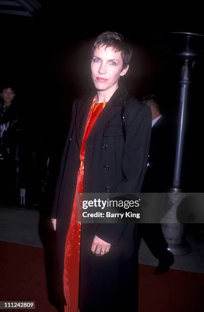 Annie Lennox during The 38th Annual GRAMMY Awards - Arista Records Pre-GRAMMY Party at Beverly Hills Hotel in Beverly Hills, California, United...