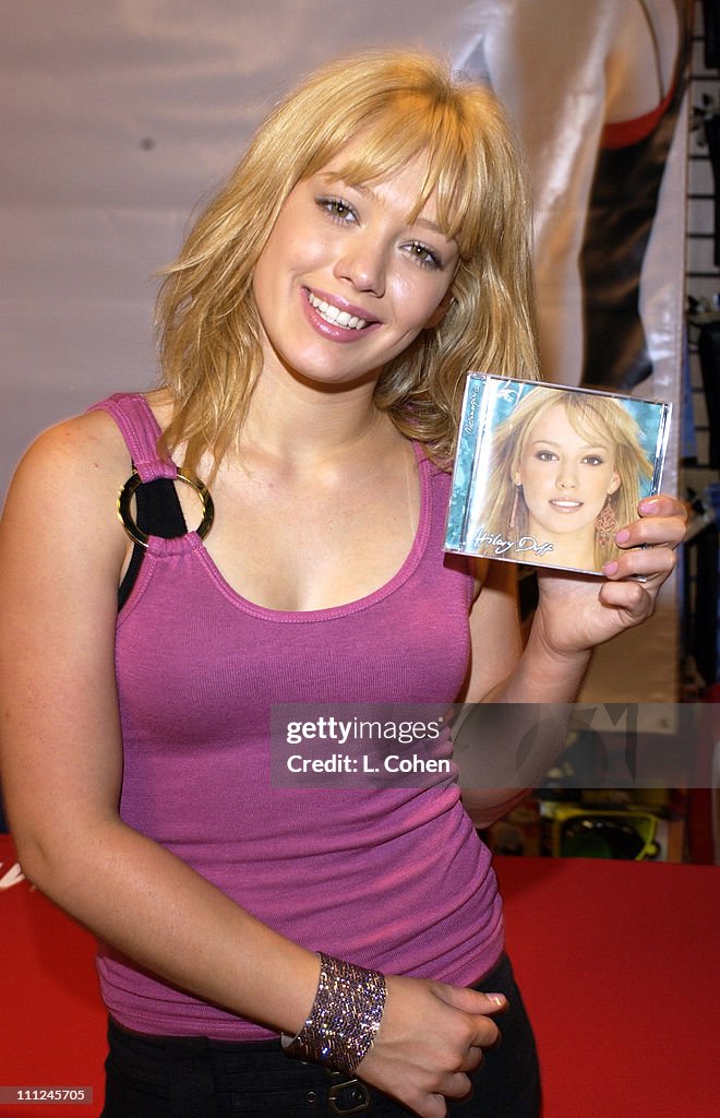 Hilary Duff In Store Appearance for Her New Album "Metamorphosis"