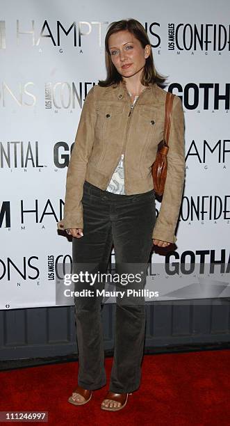 Amy Carlson during LA Confidential Emmy / Fall Fashion Cover Party at Shelter Supper Club in West Hollywood, California, United States.