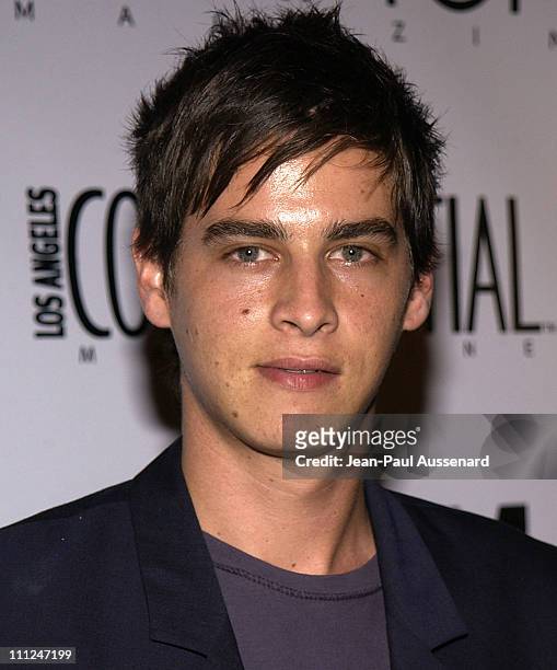 Trevor Wright during LA Confidential Emmy / Fall Fashion Cover Party at Shelter Supper Club in West Hollywood, California, United States.