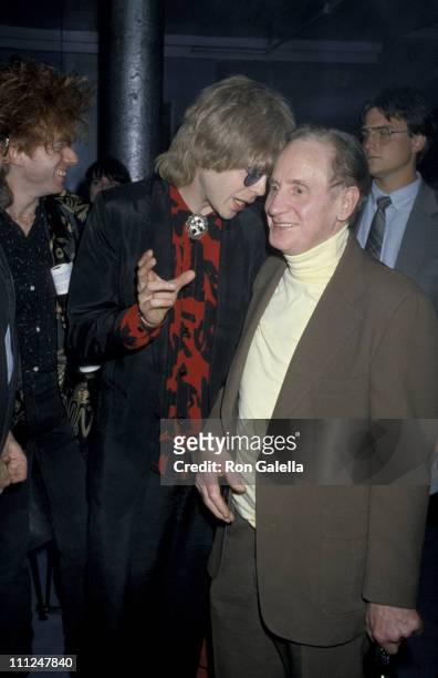 Les Paul during International Music & Recording Industry Party at Area Nightclub in New York City, NY, United States.