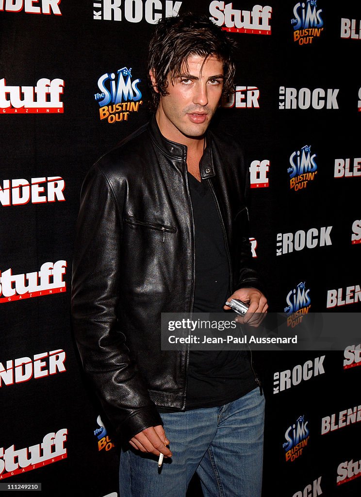 STUFF Magazine and Blender Host Kid Rock's After - Party For The 2003 American Music Awards - Red Carpet/Inside