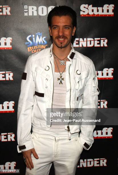 Chasez during STUFF Magazine and Blender Host Kid Rock's After - Party For The 2003 American Music Awards- Red Carpet/Inside at Forbidden City in...