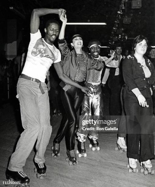 Cher and guests during Casablanca Records Party - February 26, 1979 at Empire Roller Disco Skating Rink in New York City, New York, United States.