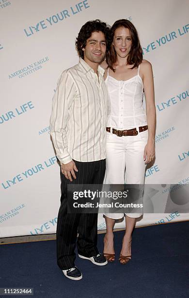Adrian Grenier and Alexandra Kerry during American Eagle Outfitters "Live Your Life" Awards Celebration at American Eagle Outfitters Flagship Store...