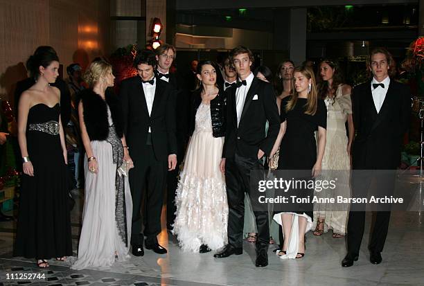 Charlotte Casiraghi, Pierre Casiraghi, Tatiana Santo Domingo and Andrea Casiraghi