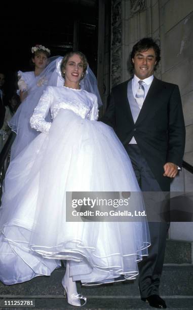 Ana Herrera and Luis Paroud-Carpena during Ana Luisa Herrera and Felipe Paroud Carpena Wedding at St. Vincent Ferrer Church in New York City, New...