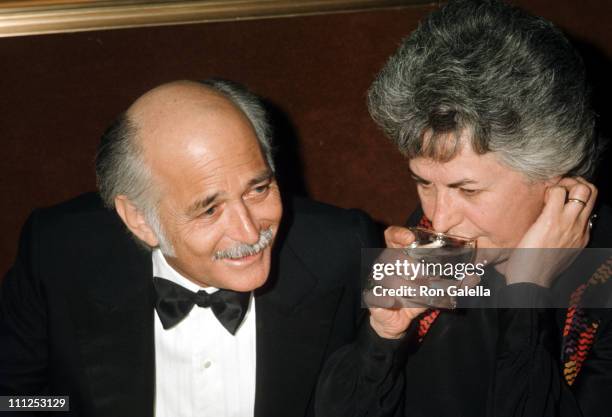 Norman Lear and Bea Arthur during 26th Annual Directors Guild of America Awards at Beverly Hilton Hotel in Beverly Hills, California, United States.