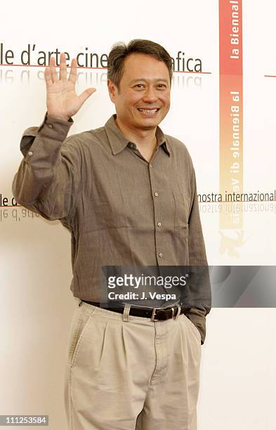 Ang Lee, director during 2005 Venice Film Festival - "Brokeback Mountain" Photocall at Casino Palace in Venice Lido, Italy.