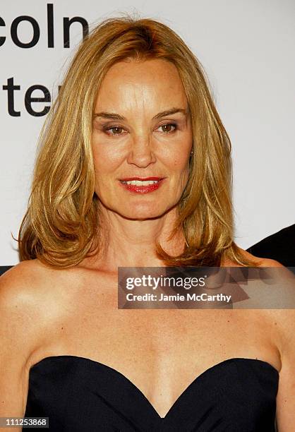 Jessica Lange during Jessica Lange Honored by the Film Society of Lincoln Center - Green Room at Avery Fisher Hall in New York City, New York, United...