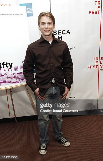 Lou Taylor Pucci during 5th Annual Tribeca Film Festival - "Fifty Pills" Screening at Pace University Auditorium in New York City, New York, United...