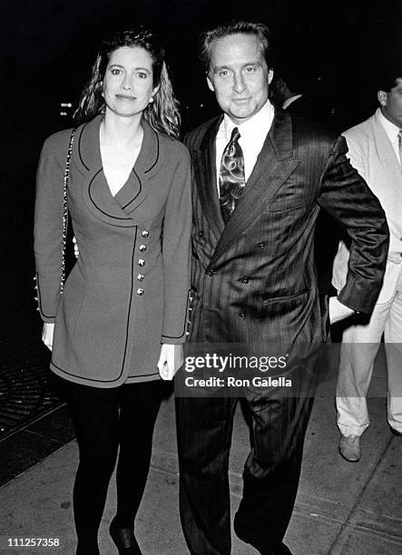 Diandra Douglas and Michael Douglas during Opening Night of Jackie Mason's Play "Brand New" at Neil Simon Theater in New York City, New York, United...