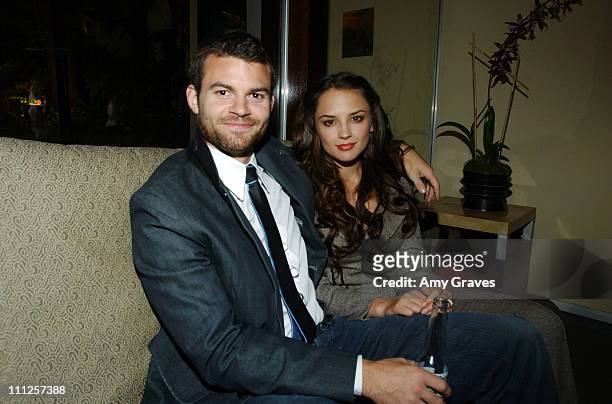 Daniel Gillies and Rachael Leigh Cook during M.A.C. Cosmetics After Party for the Louis Verdad 2006 Spring Collection at Sunset Marquis in West...