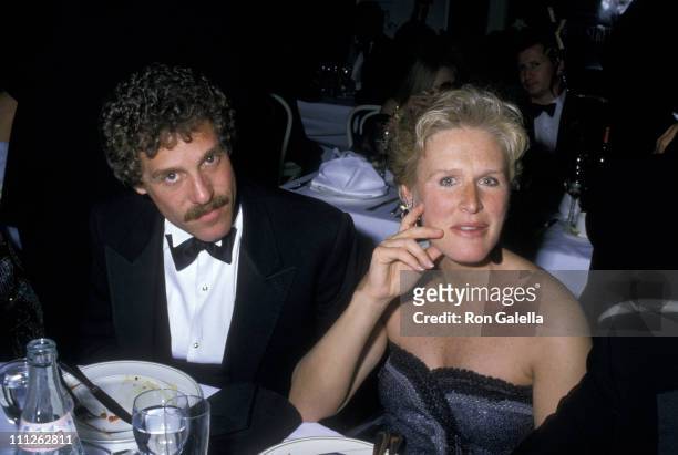 Glenn Close and John Starke during Swifty Lazar's After Party for the 60th Annual Academy Awards at Spago in West Hollywood, California, United...