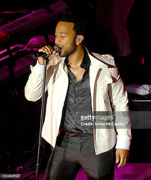 John Legend during Gap Presents Exclusive John Legend Concert at The Supper Club in New York City, New York, United States.
