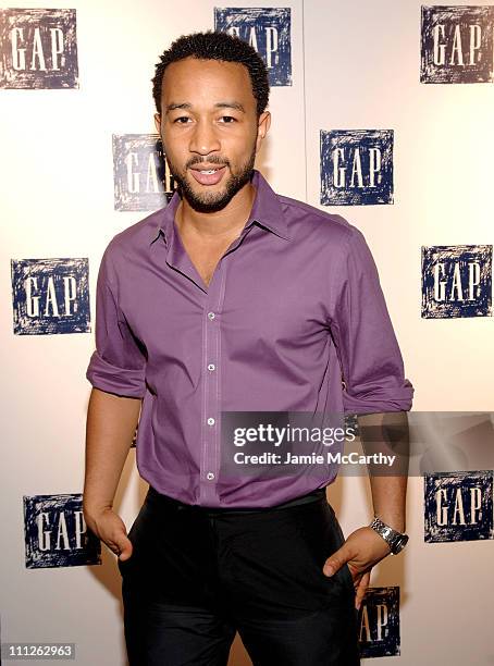 John Legend during Gap Presents Exclusive John Legend Concert at The Supper Club in New York City, New York, United States.