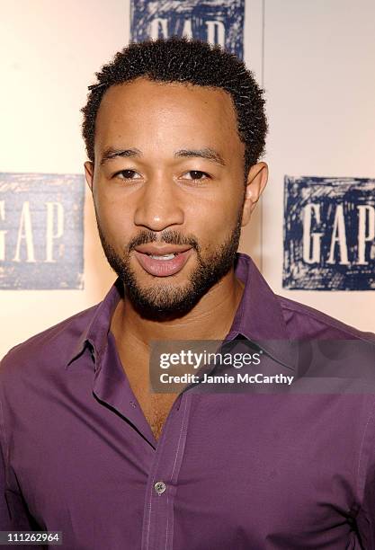 John Legend during Gap Presents Exclusive John Legend Concert at The Supper Club in New York City, New York, United States.