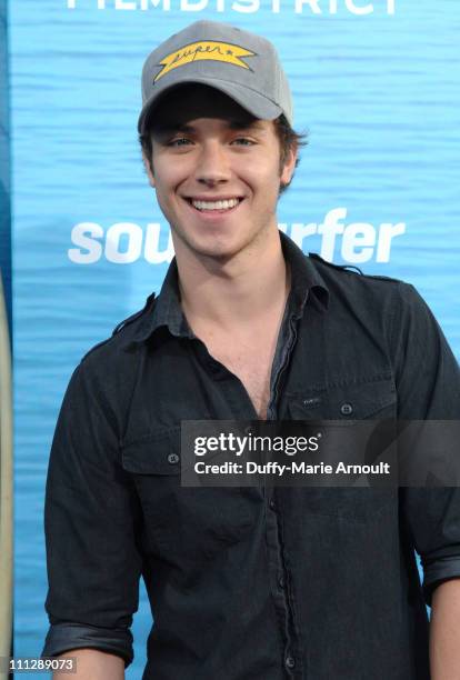 Jeremy Sumpter attends "Soul Surfer" Los Angeles Premiere the "Soul Surfer" Los Angeles Premiere at ArcLight Cinemas on March 30, 2011 in Hollywood,...