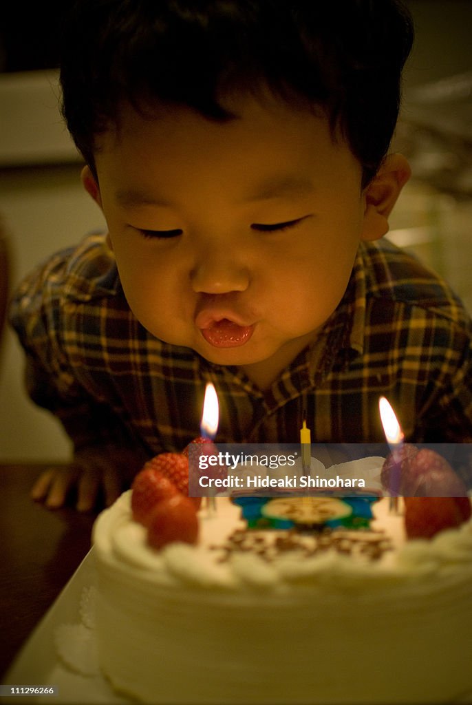 Three years old birthday