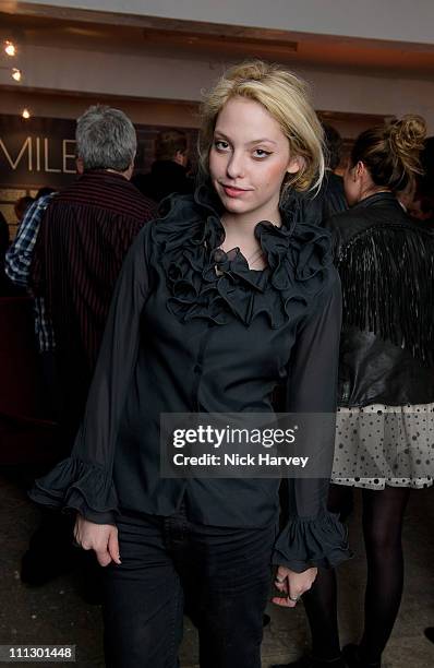 Cory Kennedy attends the Private View of Queen: Stormtroopers In Stilettos on February 24, 2011 in London, England.